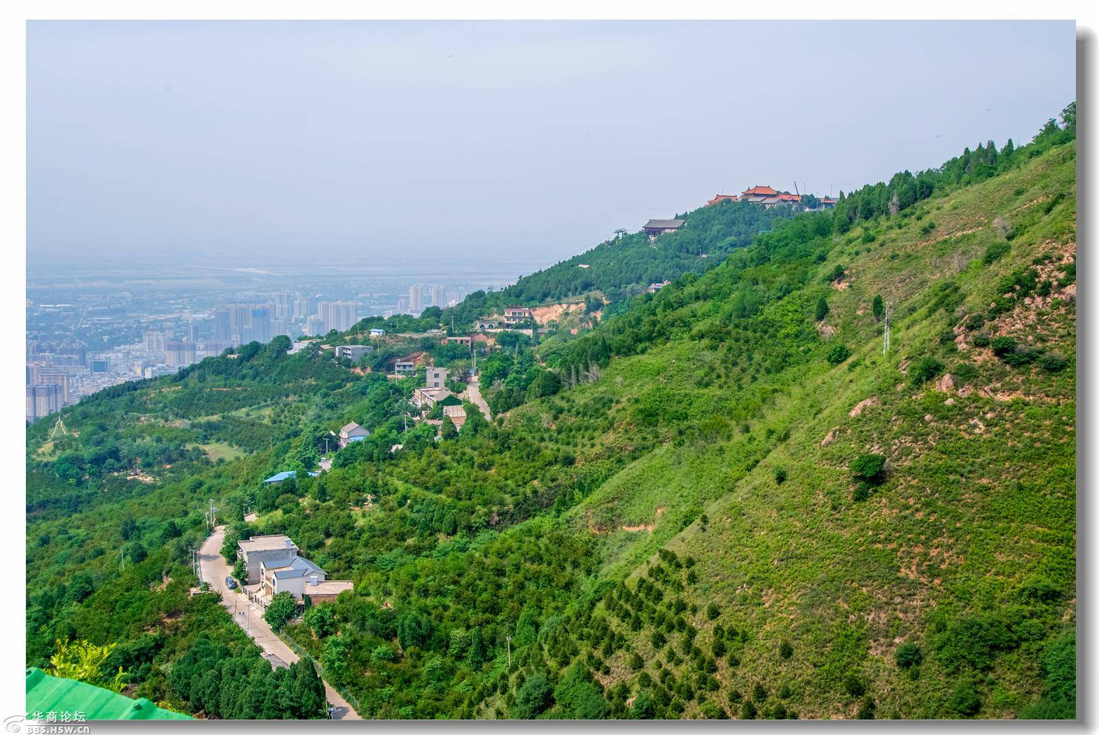 原創西安最美的盤山公路驪山大道