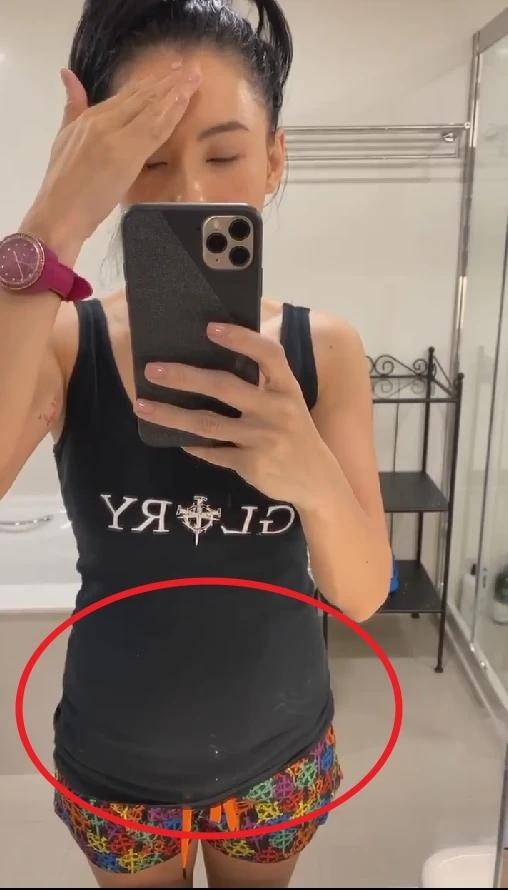 张柏芝晒最新美照还将分享产后减肥方法腹部小凸引网友猜测