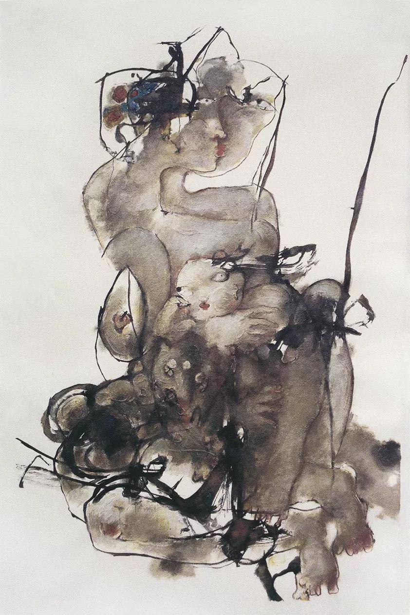 水墨生灵的形翼密语——石虎作品印象