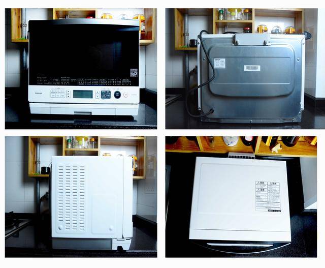 微波蒸汽烘烤3个功能一个机箱东芝微波炉ersd80cnw开箱