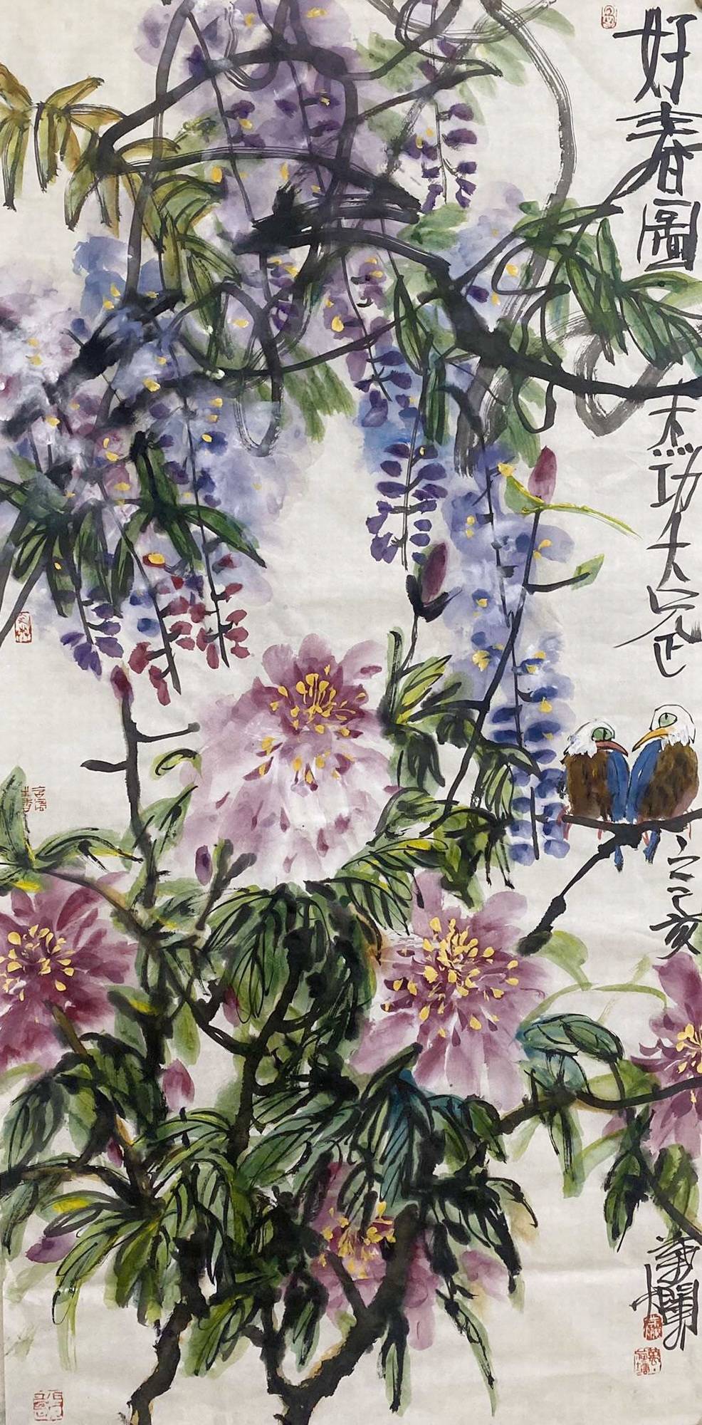 总之,叶烂的写意花鸟画已然形成了自己鲜明而独特的