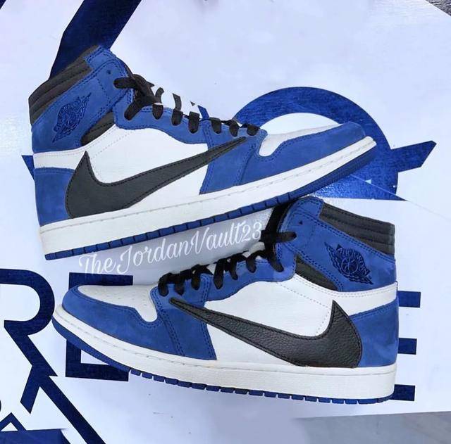 原创莆田最新力作还是亲友款?ts x aj1"倒钩"皇家蓝 疑似泄露