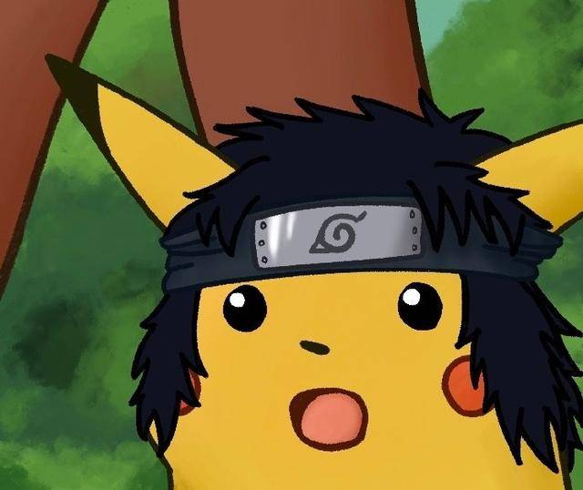 原创火影版皮卡丘从同一张脸上看到了不同的角色不信你能全认出来