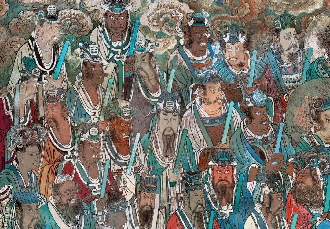 画工马君祥生于河南,曾在洛阳白马寺作壁画,后与其子等人一同完成了撼