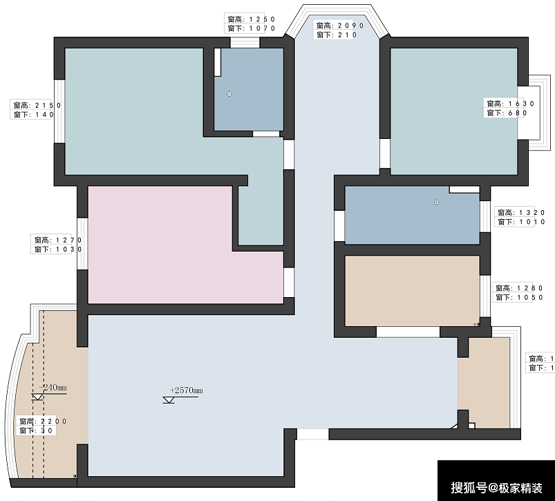 觀景走廊三角鋼琴居然還有套房130㎡老房改造驚喜不斷