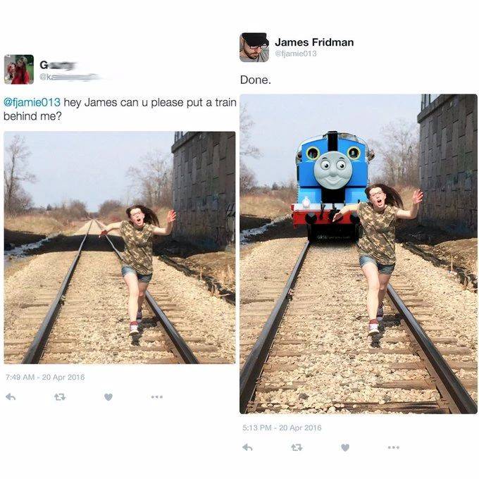 搞笑P图，呃好吧，没我前几天发的那几篇那么搞笑_James