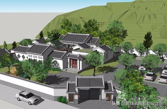 中國古代建築經典四合院古建規劃設計圖