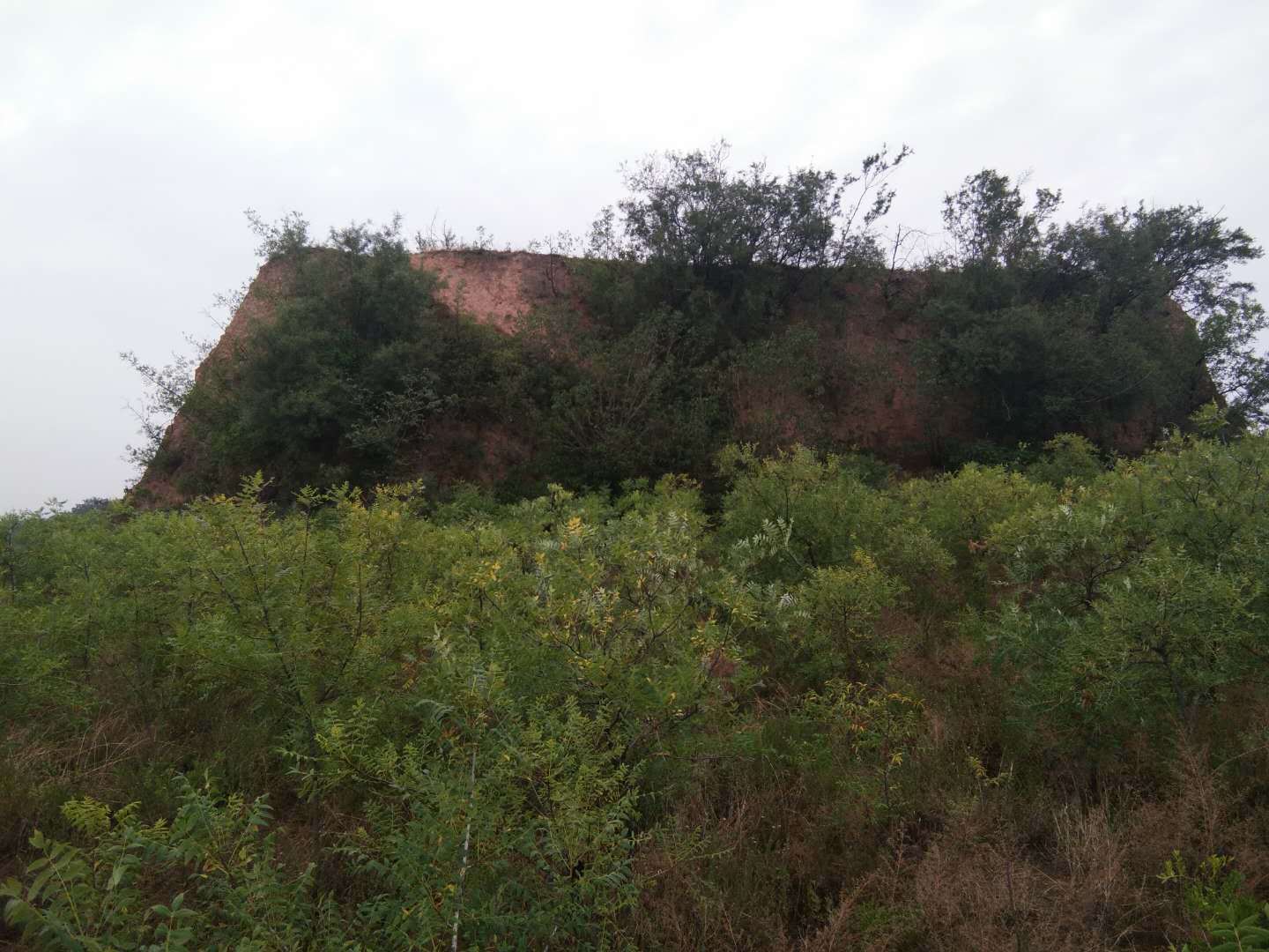 雨中徒步从虎牢关到成皋故城再到玉门古渡