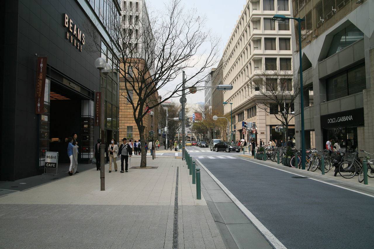 在日本"路不拾遗,夜不闭户"不知是否真实,但马路上,车让行人,没人闯