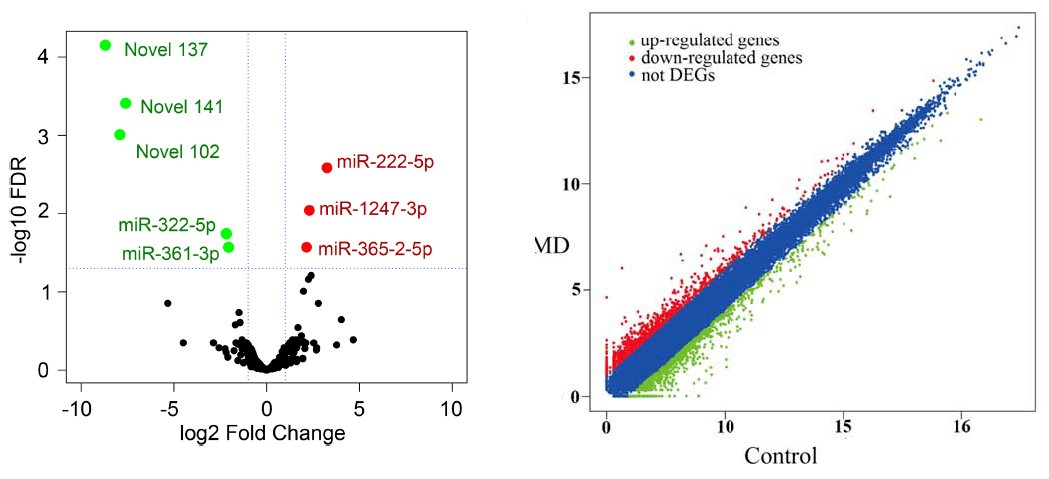 “对称散点图”的绘制（R语言）_基因