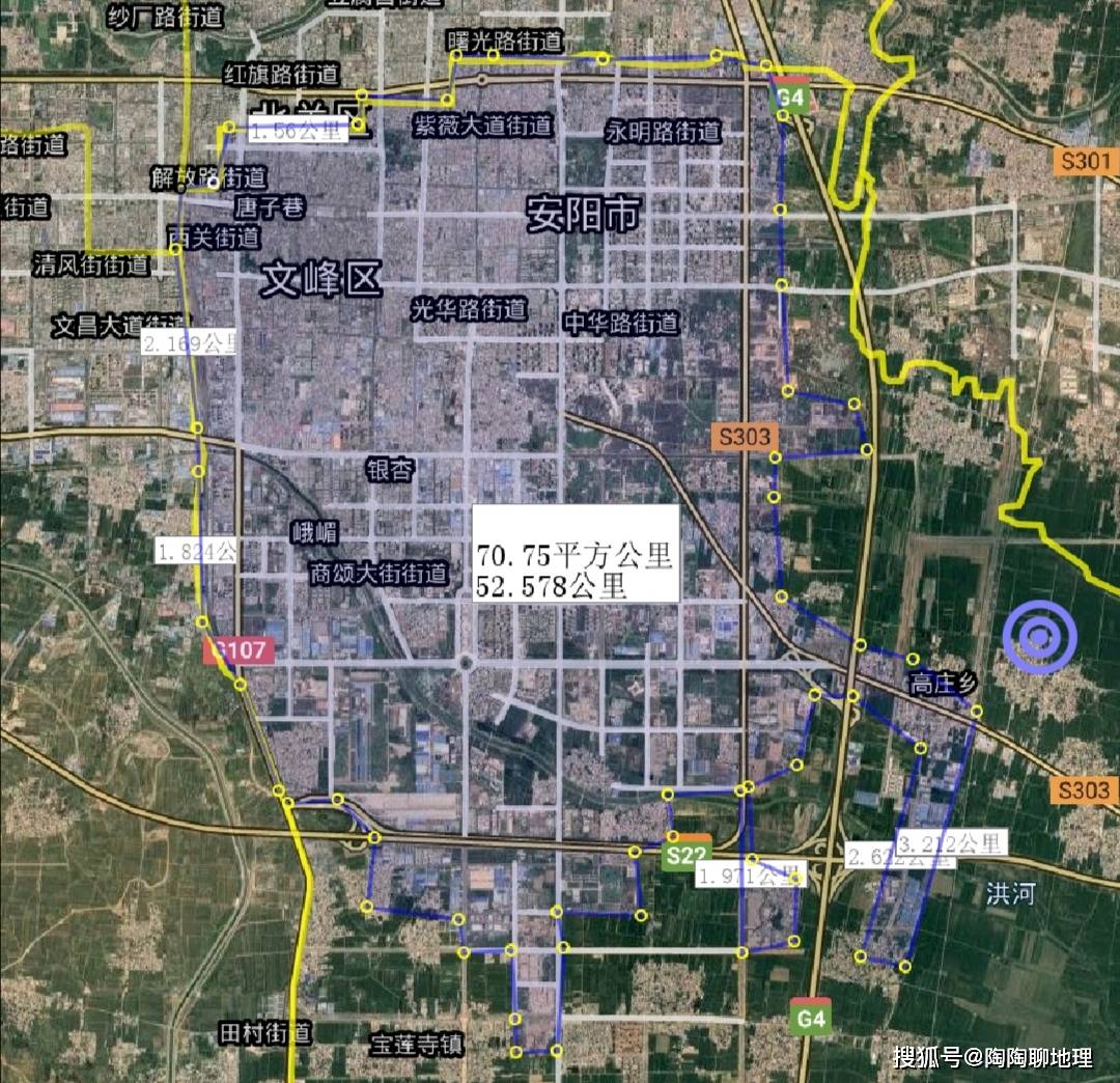 河南省安阳市建成区排名,文峰区最大,龙安区最小,来了解一下?
