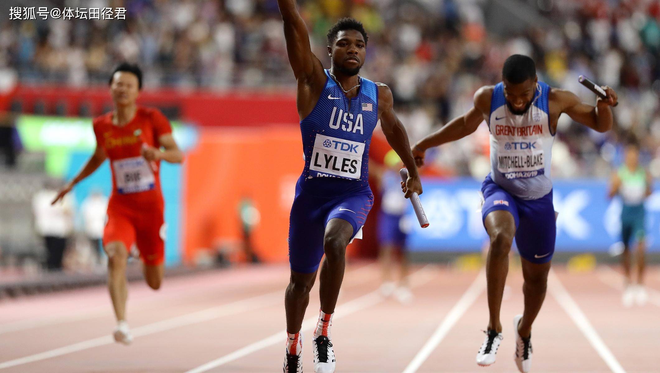 原创31秒51美国田径短跑巨星300米夺第一比博尔特慢054秒之多