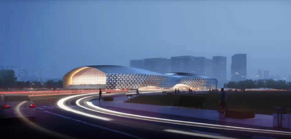 成都大运会第一个竣工的新建场馆-新都香城体育中心6月底全面竣工