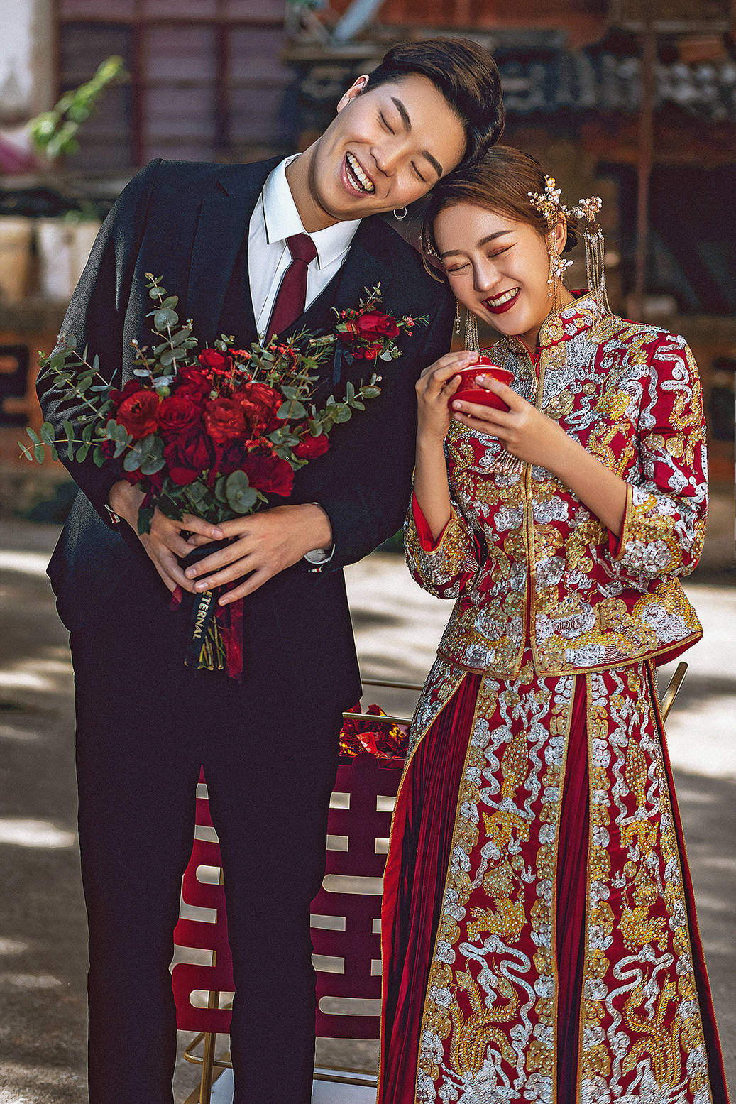 新中式秀禾服婚纱摄影:拍出最潮,最美中国风