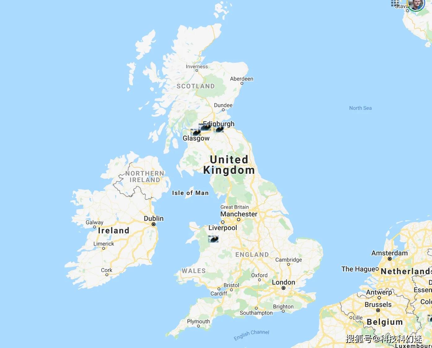 原创谷歌地图公布ufo大脚怪出没图英美最多它们真的存在吗