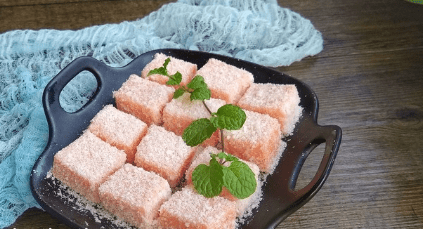 椰香西瓜凉糕的做法