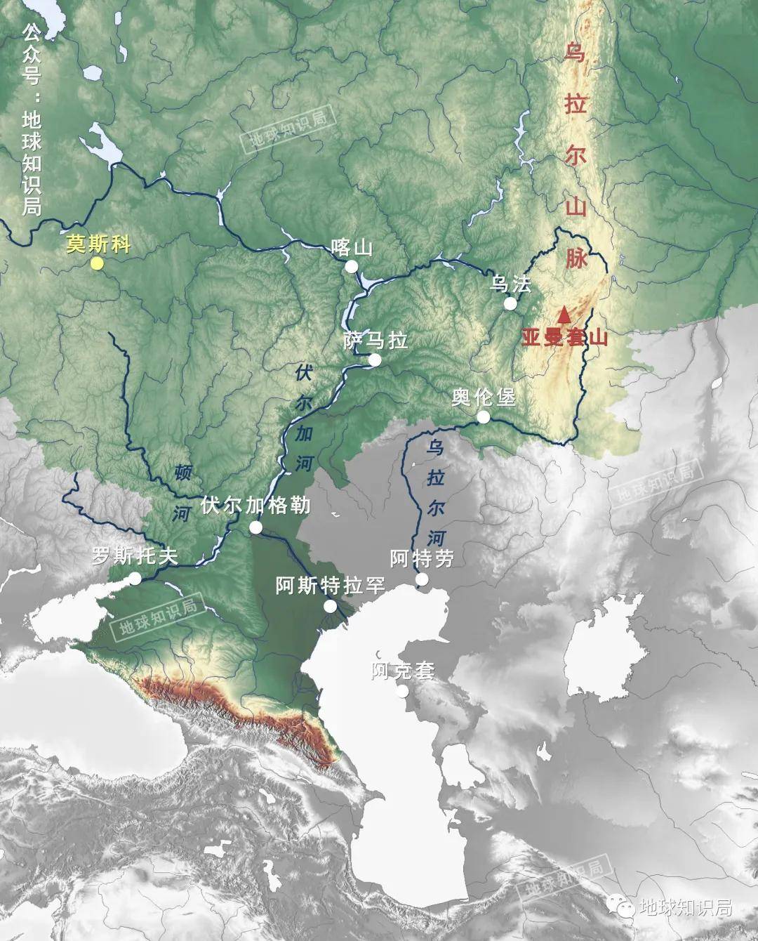 乌拉尔山地图图片