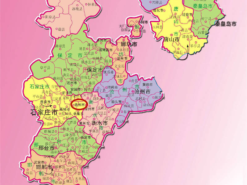 查看河北省晋州市地图图片