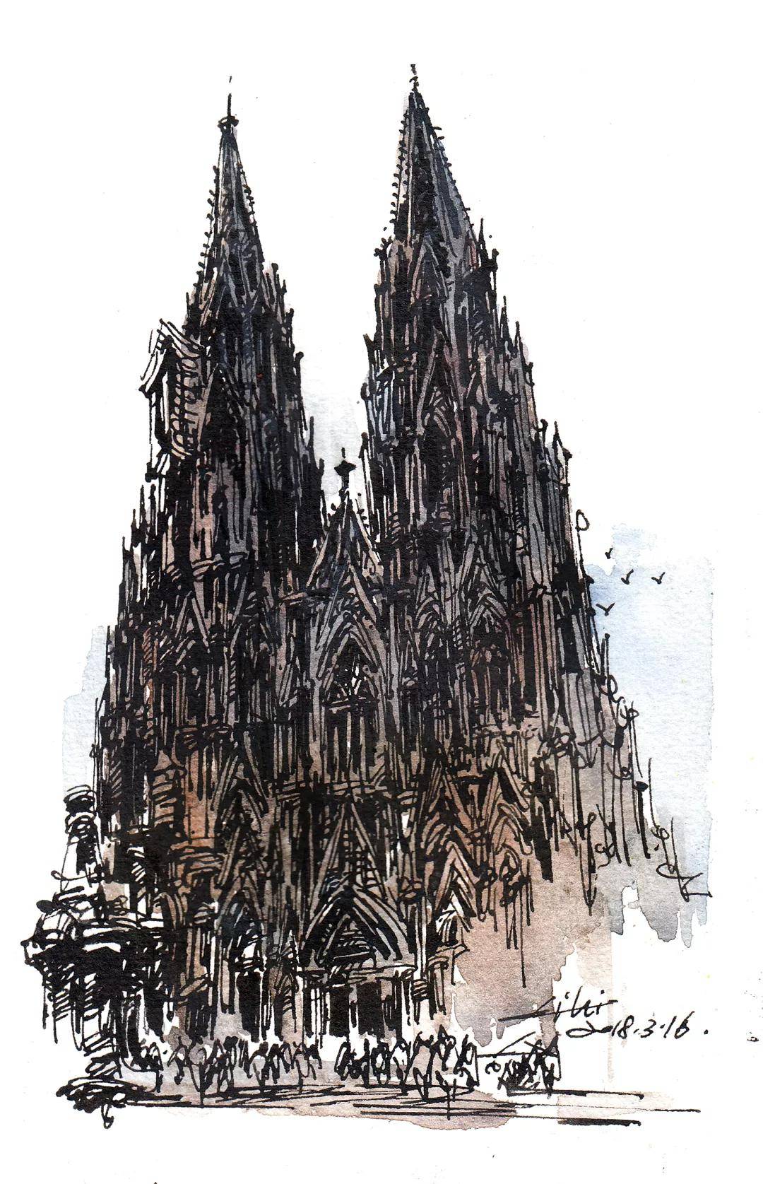 当色彩遇上线条,美爆了天际