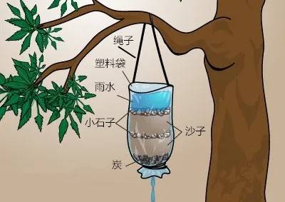 野外自制水过滤器图片