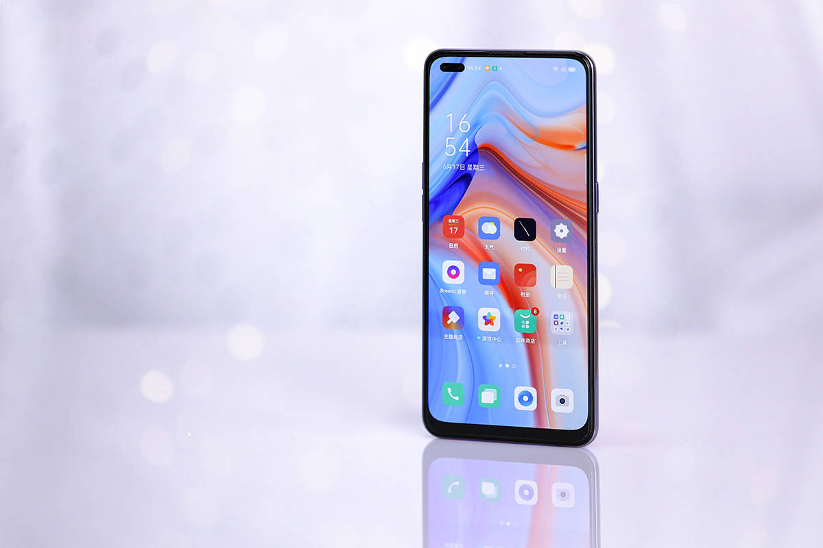 时尚轻薄新体验 oppo reno4香芋紫配色图赏