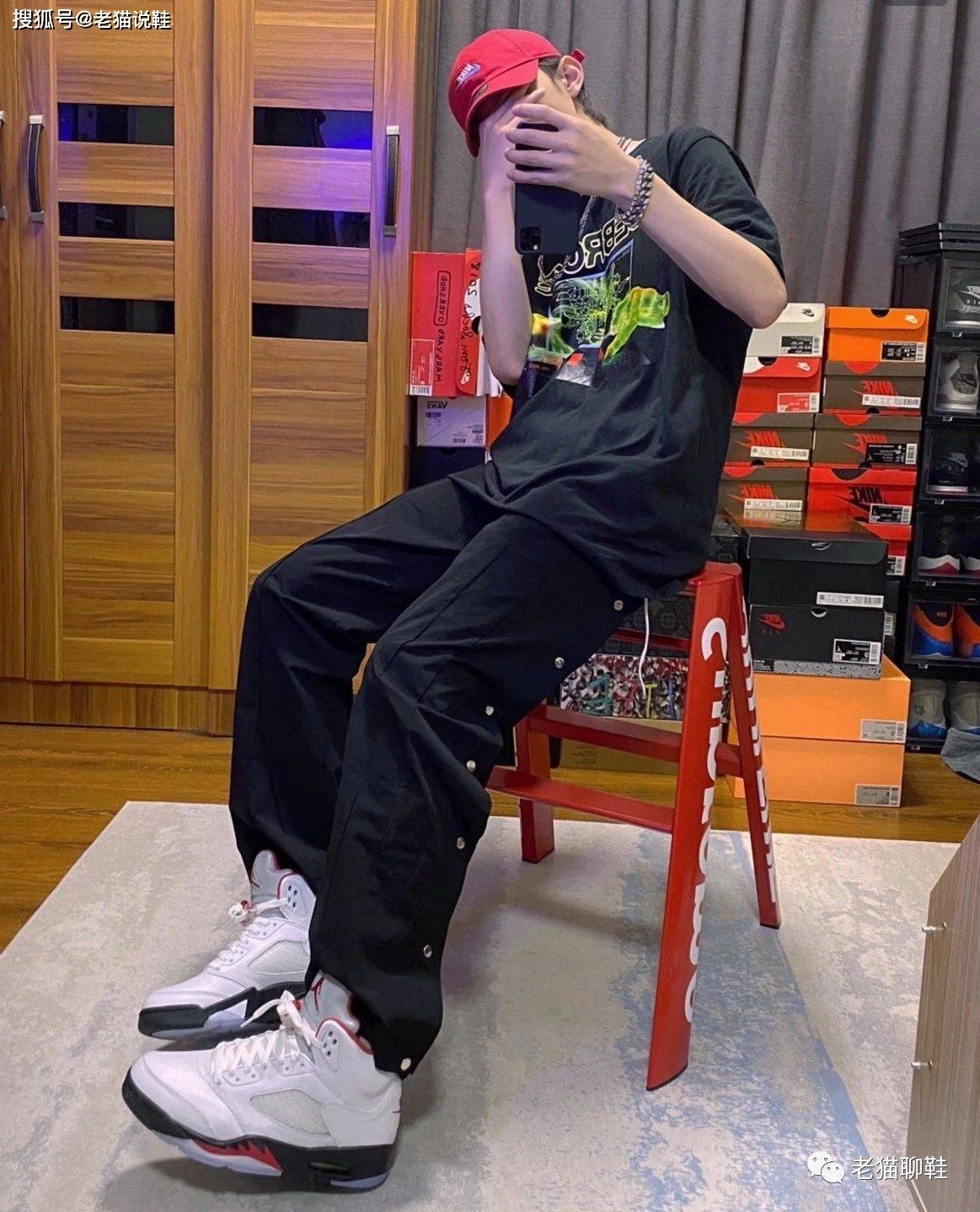 致敬情怀!aj5 流川枫配色开箱及真假对比,教你一眼辨真伪