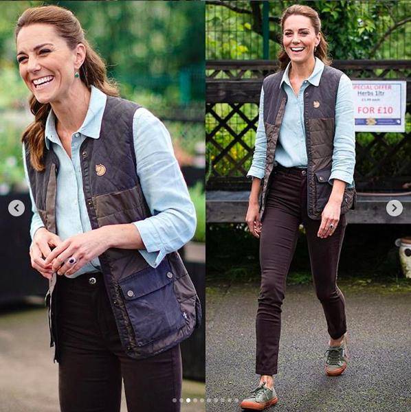 英国复工复市凯特王妃穿解放鞋首现公众场合不戴口罩引担忧