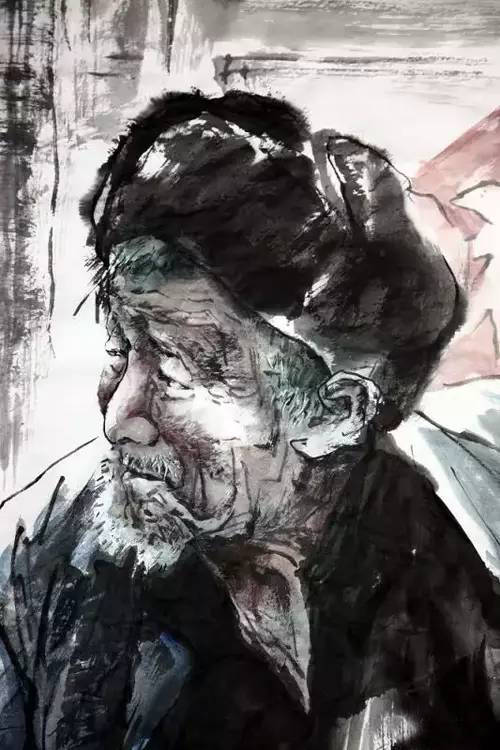 献给父亲节的国画,愿天下所有的父亲幸福安康!