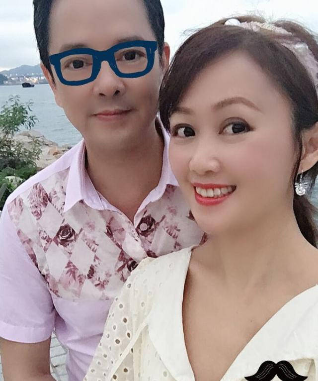 梁小冰晒一家三口照,颜值如初,祝英台与马文才生的儿子真心帅