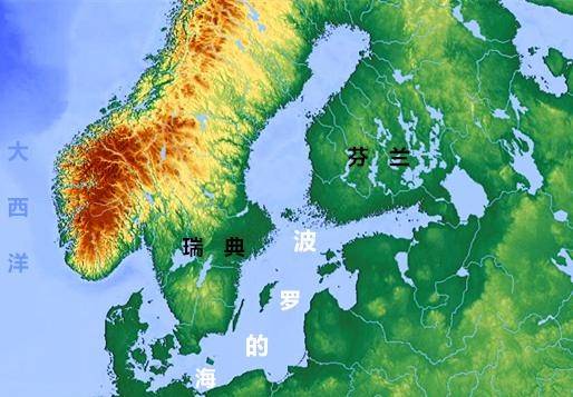 波罗的海地理位置图片
