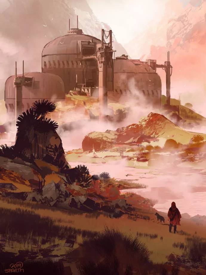 废土风插画设计的图文教程_sparth