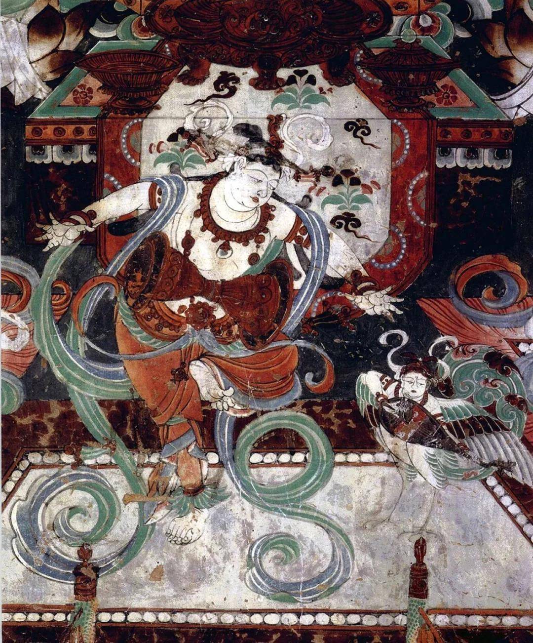 唐代传入中原的西域舞蹈 敦煌榆林窟中唐壁画