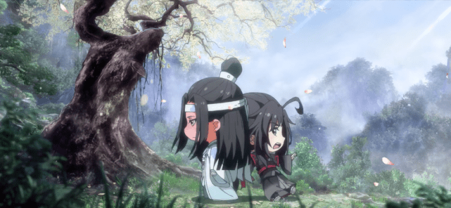 原创魔道祖师官方放出q版动漫预告片蓝湛在魏无羡面前为何脸红