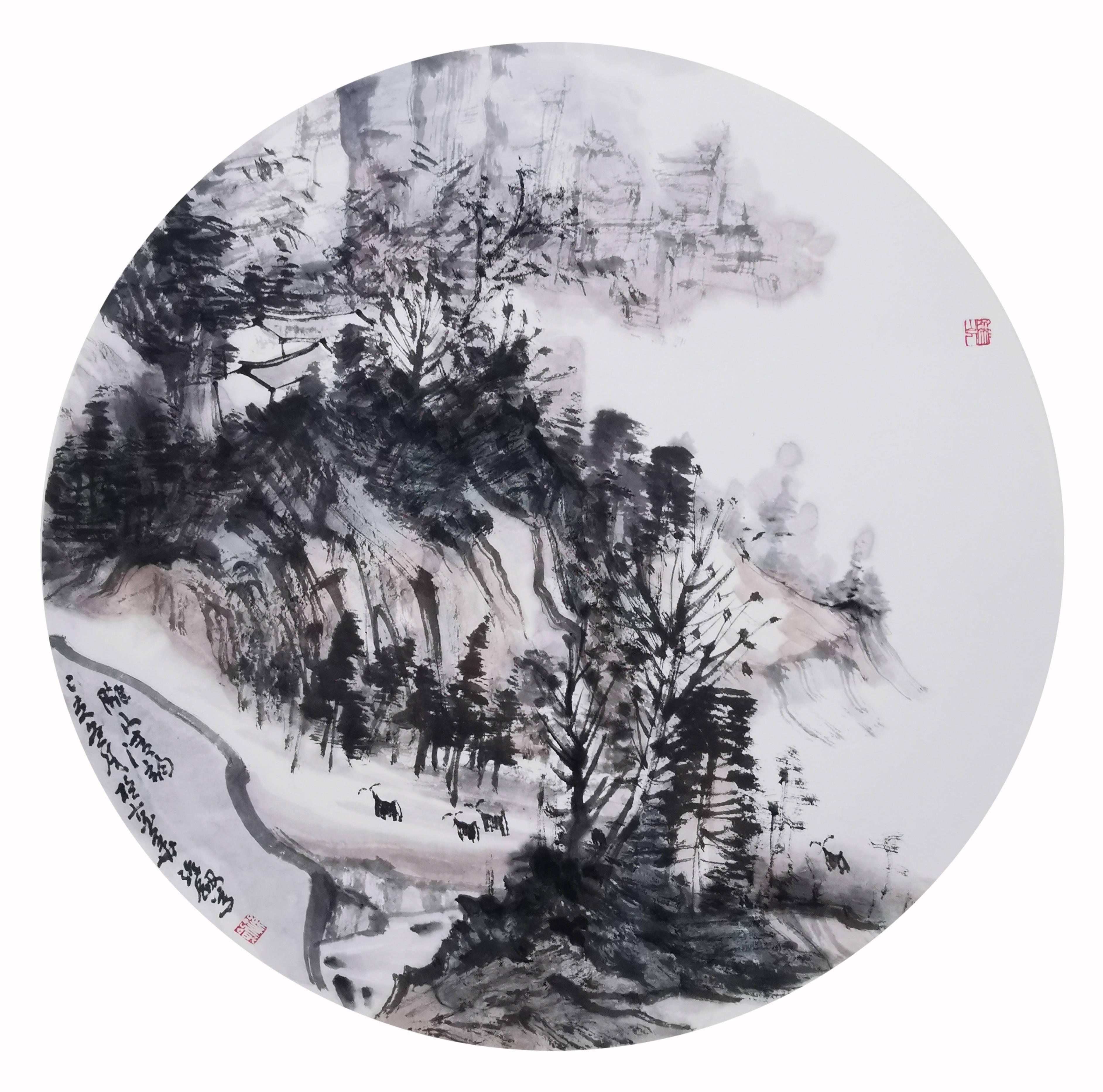 夏月观孙剑画展有感孙剑还是一位懂世情,知人情,有情趣味的国画艺术家