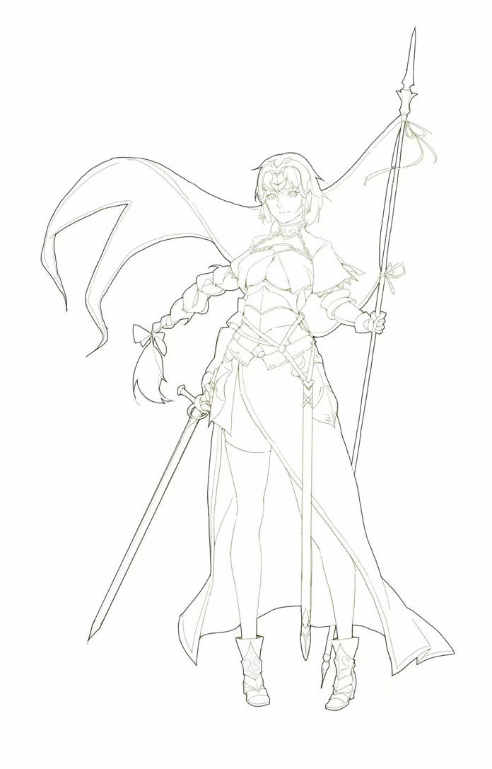 如何画同人立绘人物