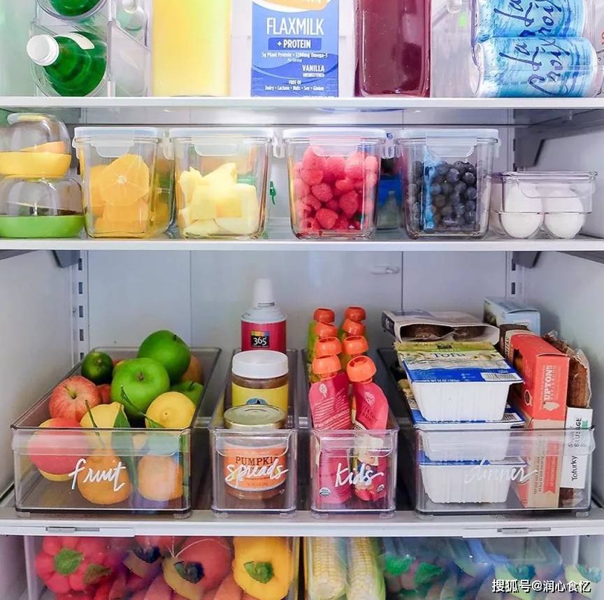 冰箱储存食物图片图库图片