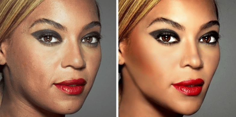 惊为天人的明星美图原来是p图的来看看与现实差距有多大