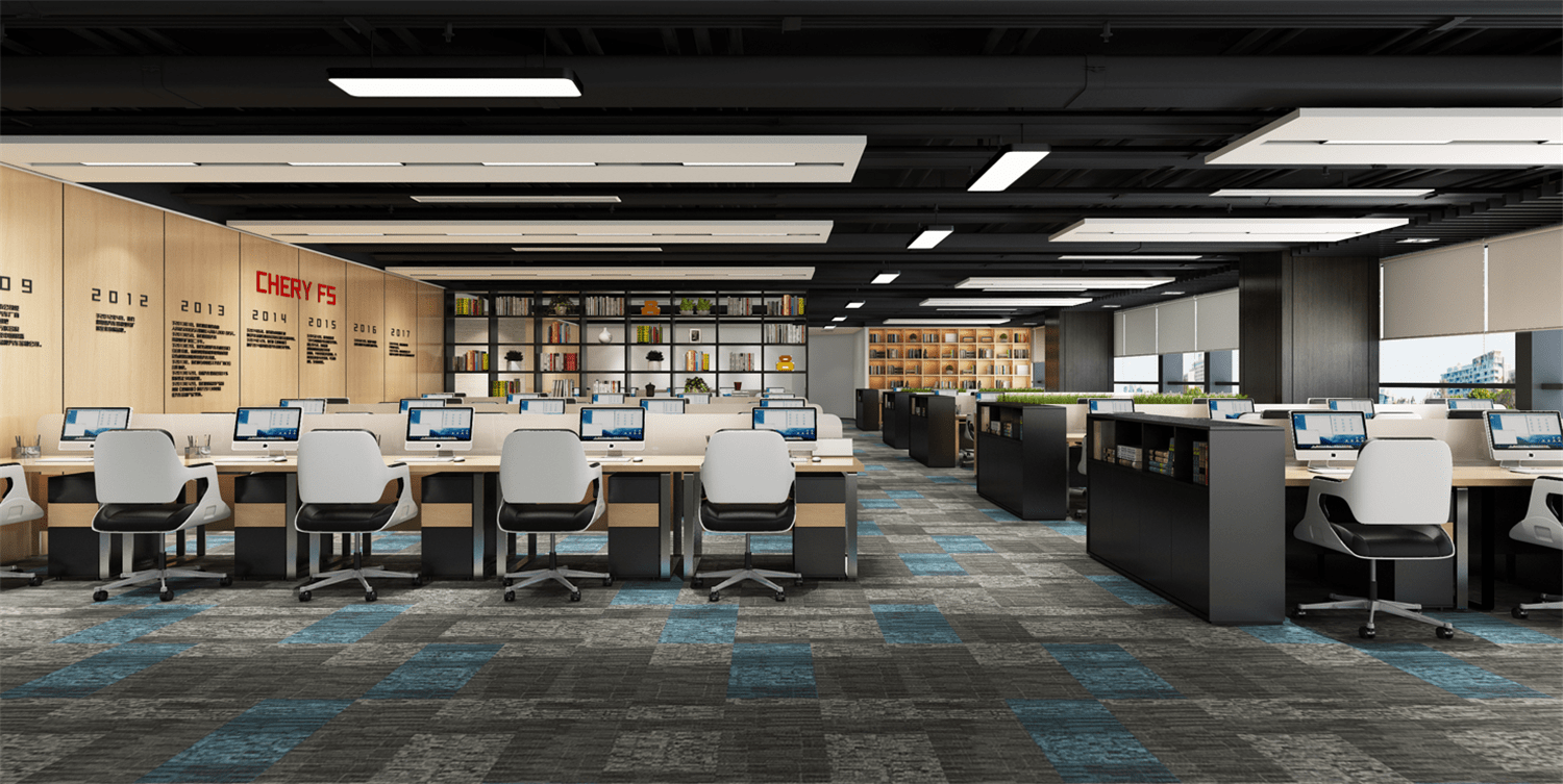 合肥奇瑞金融办公室设计效果