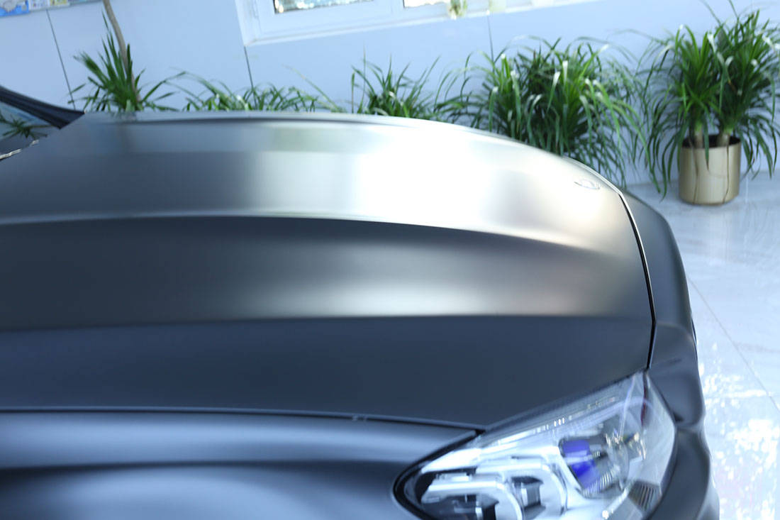 奔驰amgc63装贴xpelluxm隐形车衣完工展示