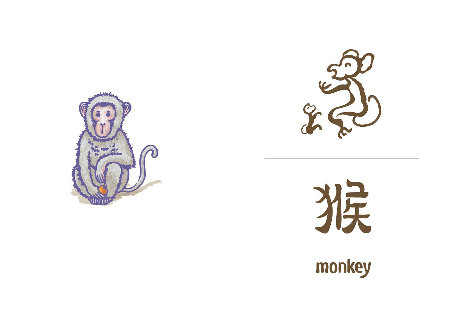 儿童绘本故事推荐《我的第一本汉字书第二辑-动物》