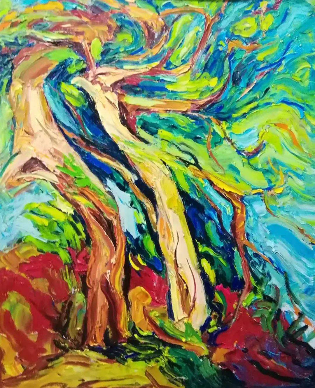 画家陈永波风景油画作品欣赏