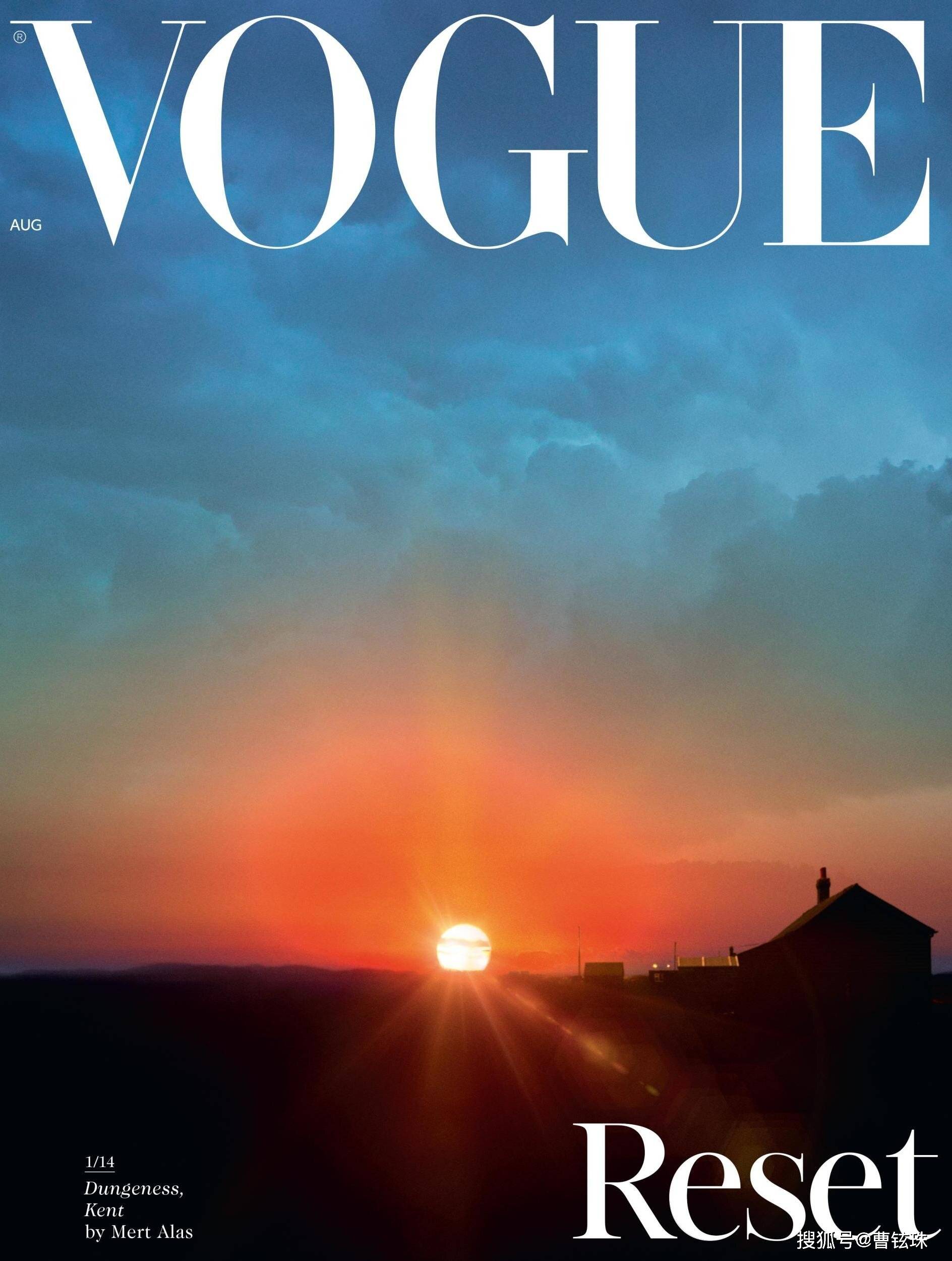 描绘自然,8月英国《vogue》"reset"主题版画图组