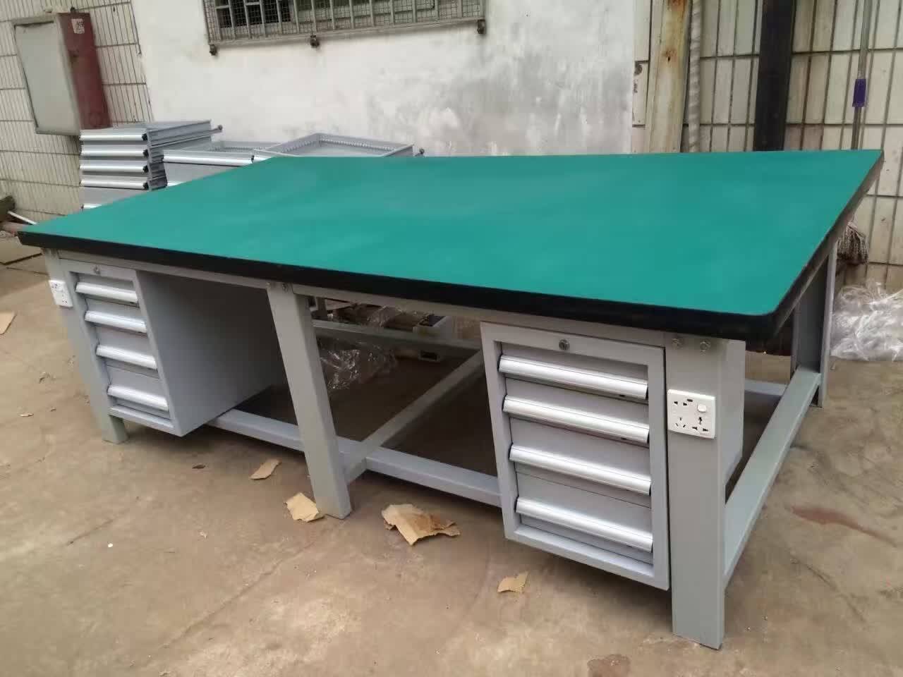 配重型虎钳桌_装6寸8寸10寸台钳桌_带台虎钳工作桌制作工艺_产品