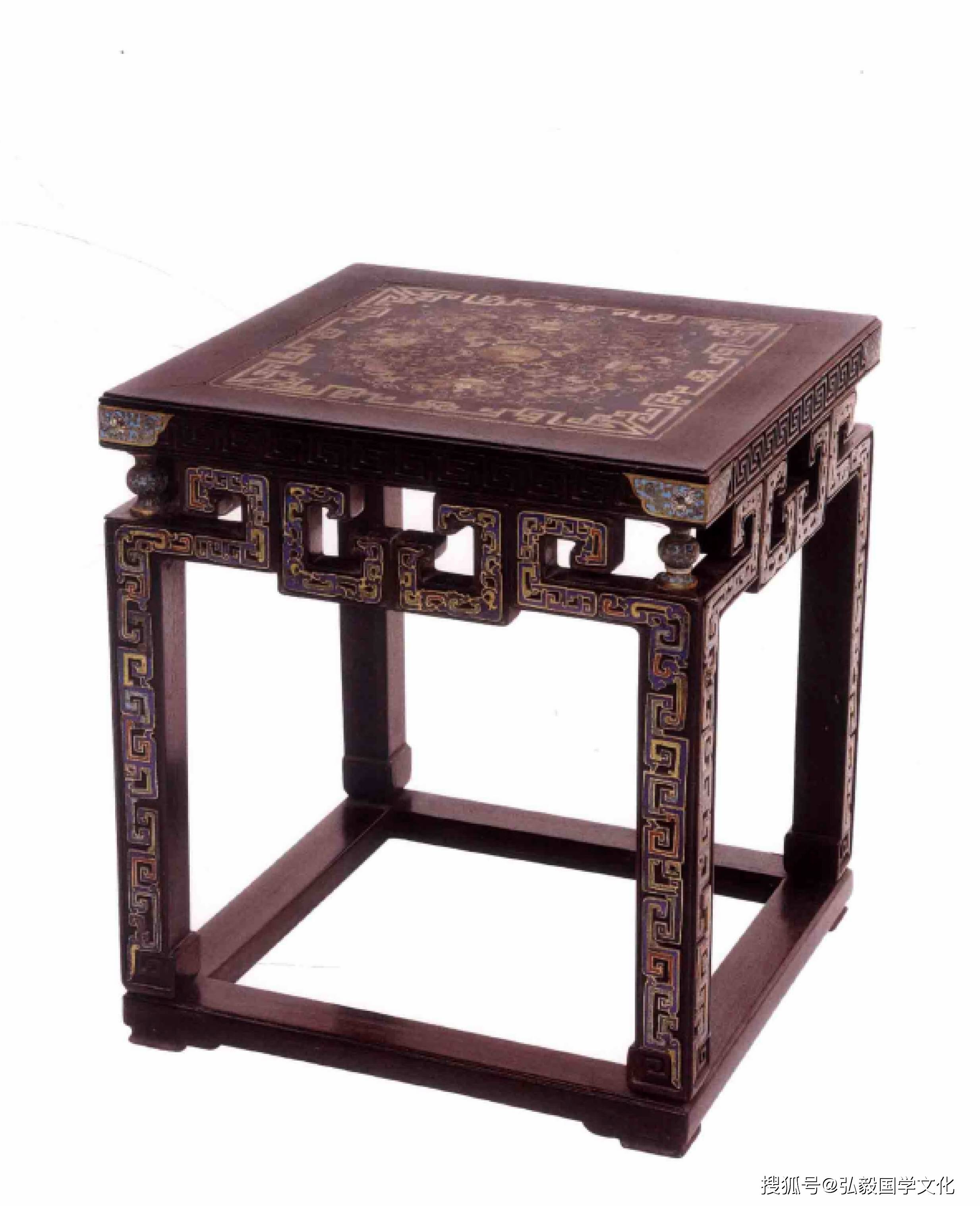 故宫文化藏品之描金漆家具,宫廷用品就是这么奢华