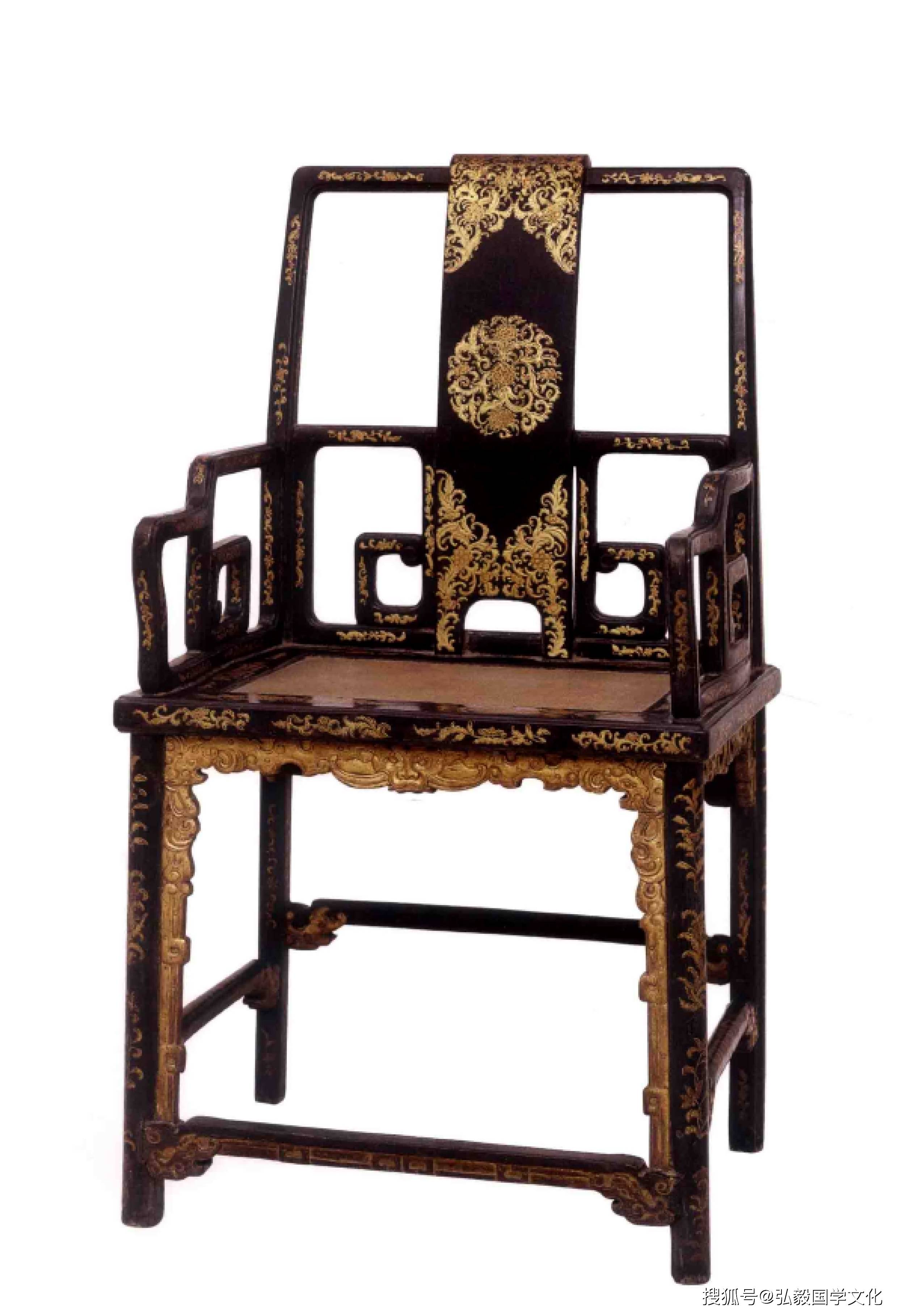 故宫文化藏品之描金漆家具,宫廷用品就是这么奢华
