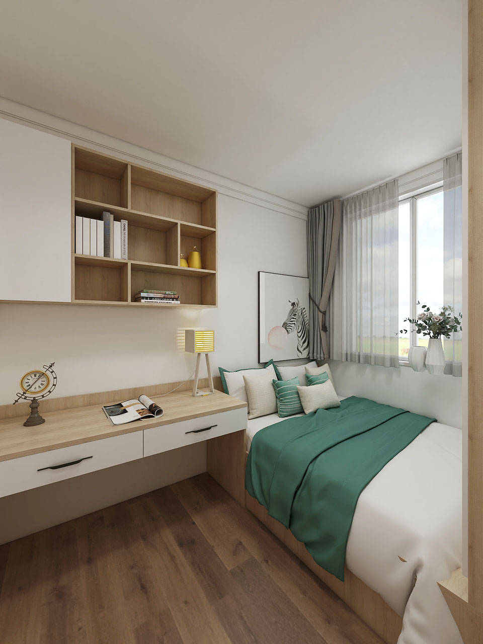 装修书房卧室两用设计提升你的空间利用率