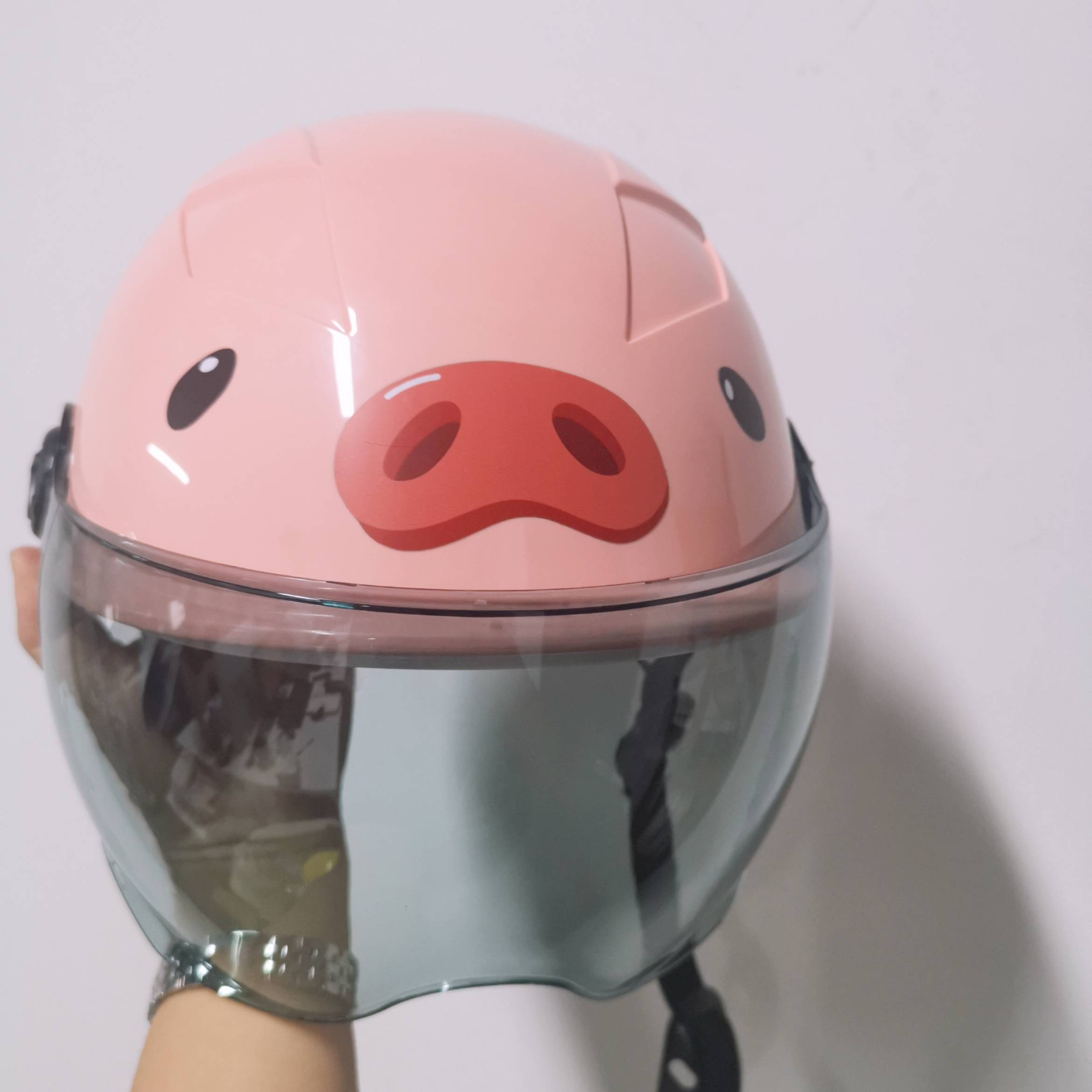 坚持一盔一带丨萌怡儿童头盔,小猪款它来了