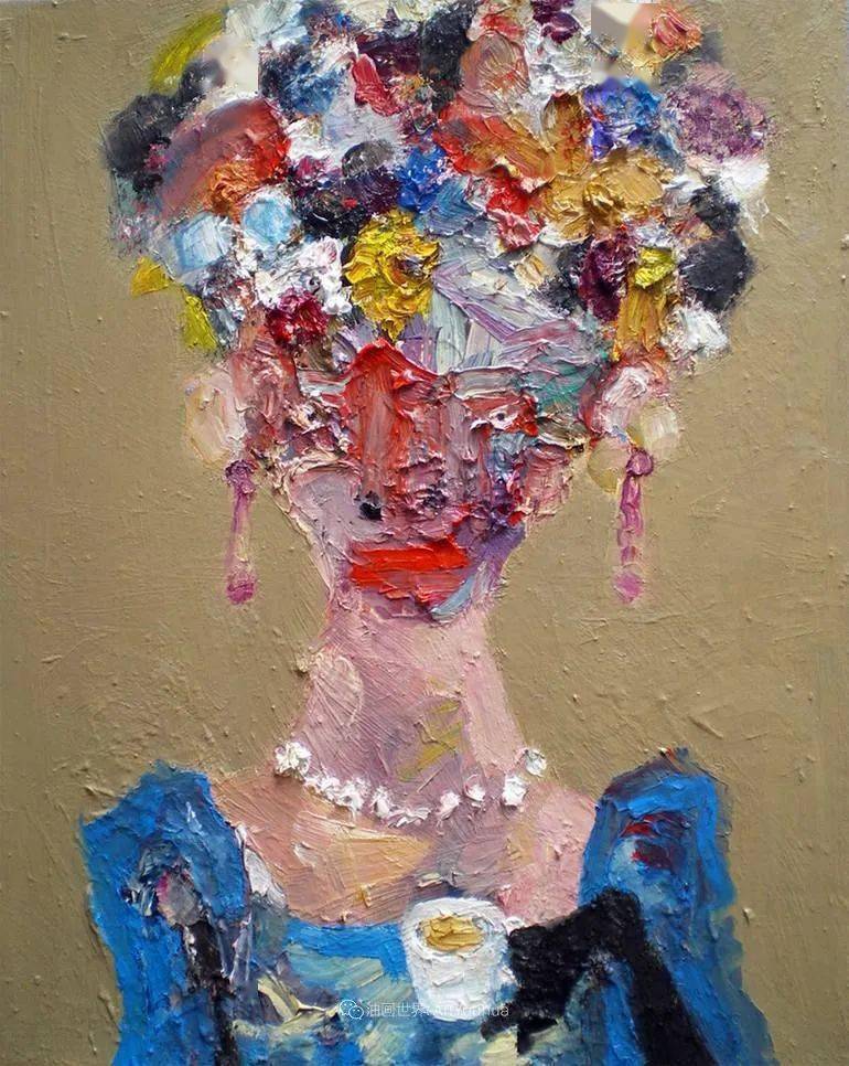 法英画家法比安珍妮雅克特现代派油画作品欣赏