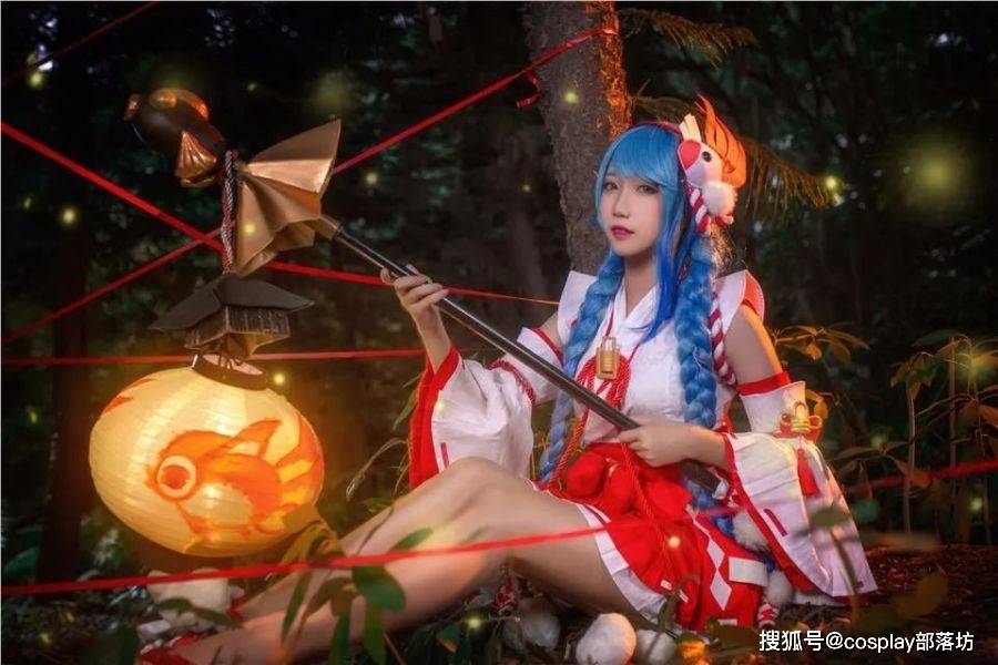 cos:王者榮耀女英雄大喬-伊勢巫女真人