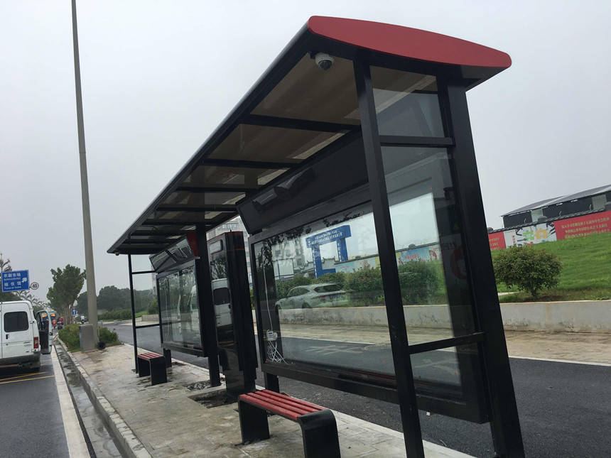 溧水新款公交候车亭公交站台为城市添光彩